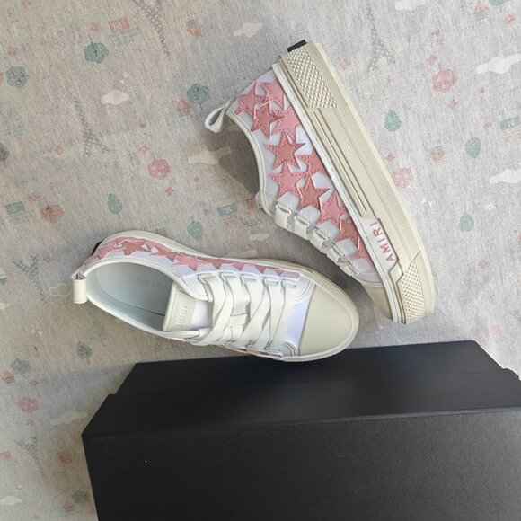 Amiri Star Print Platform Sneakers - Picture 4 of 7